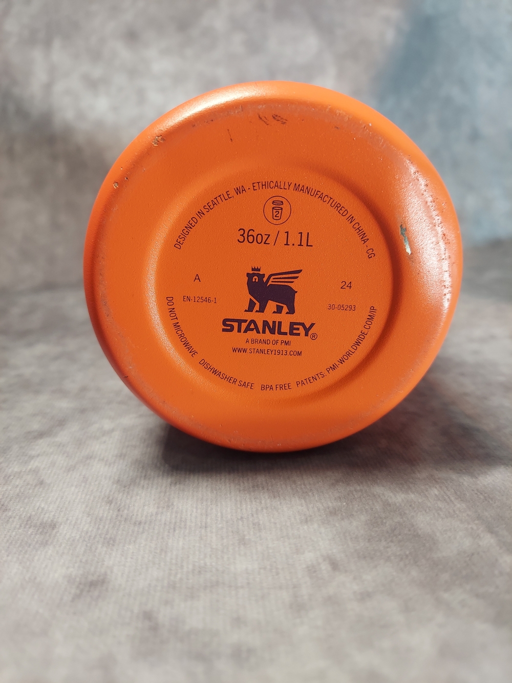 Stanley IceFlow Aerolight 36oz Bottle Tigerlily Orange Flip Straw Water Bottle - Picture 4 of 9